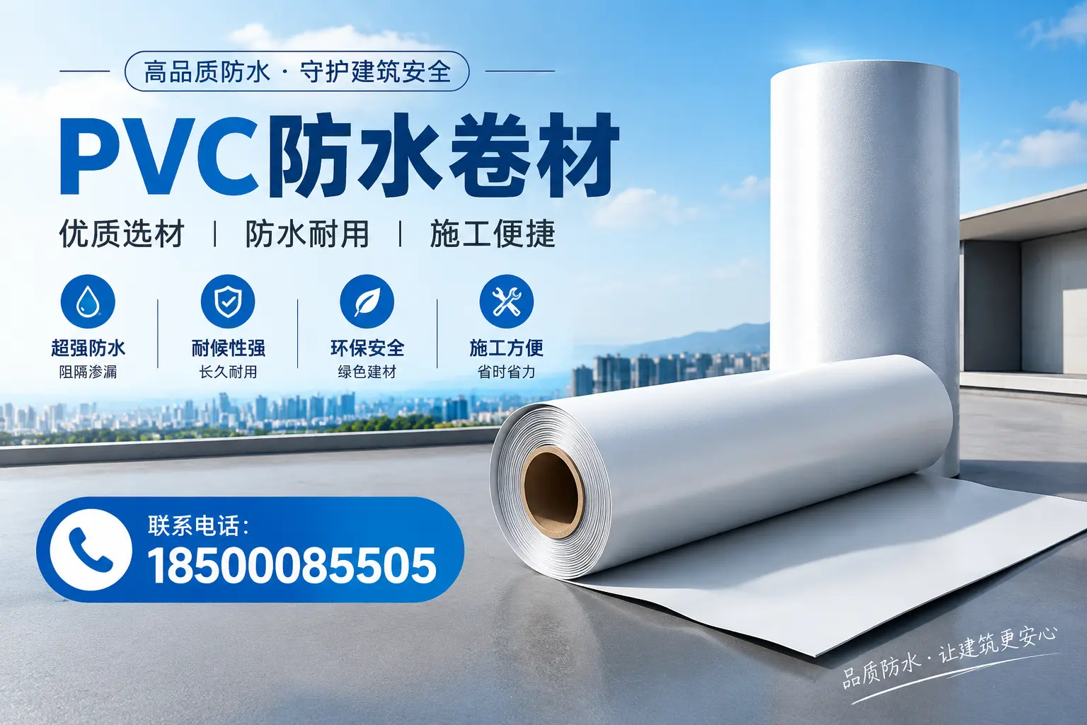 如何评估PVC防水卷材的性价比?克拉玛依消费者必读